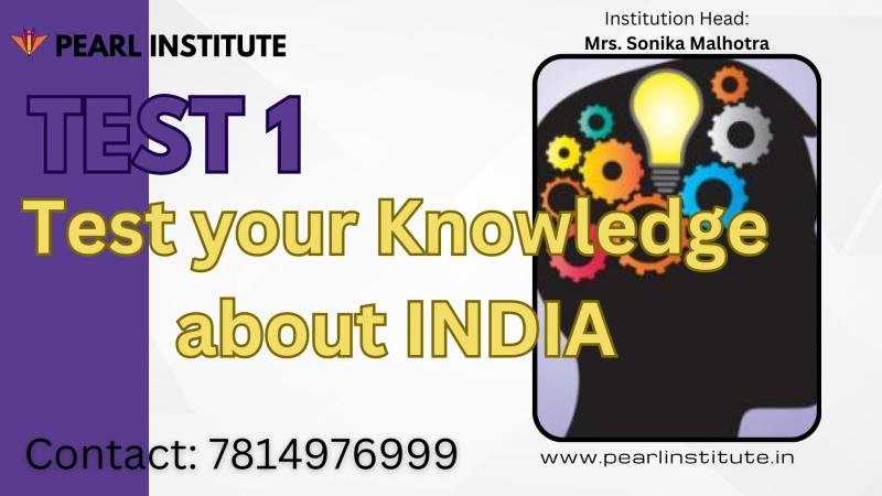 Test 1 of General knowledge about India image